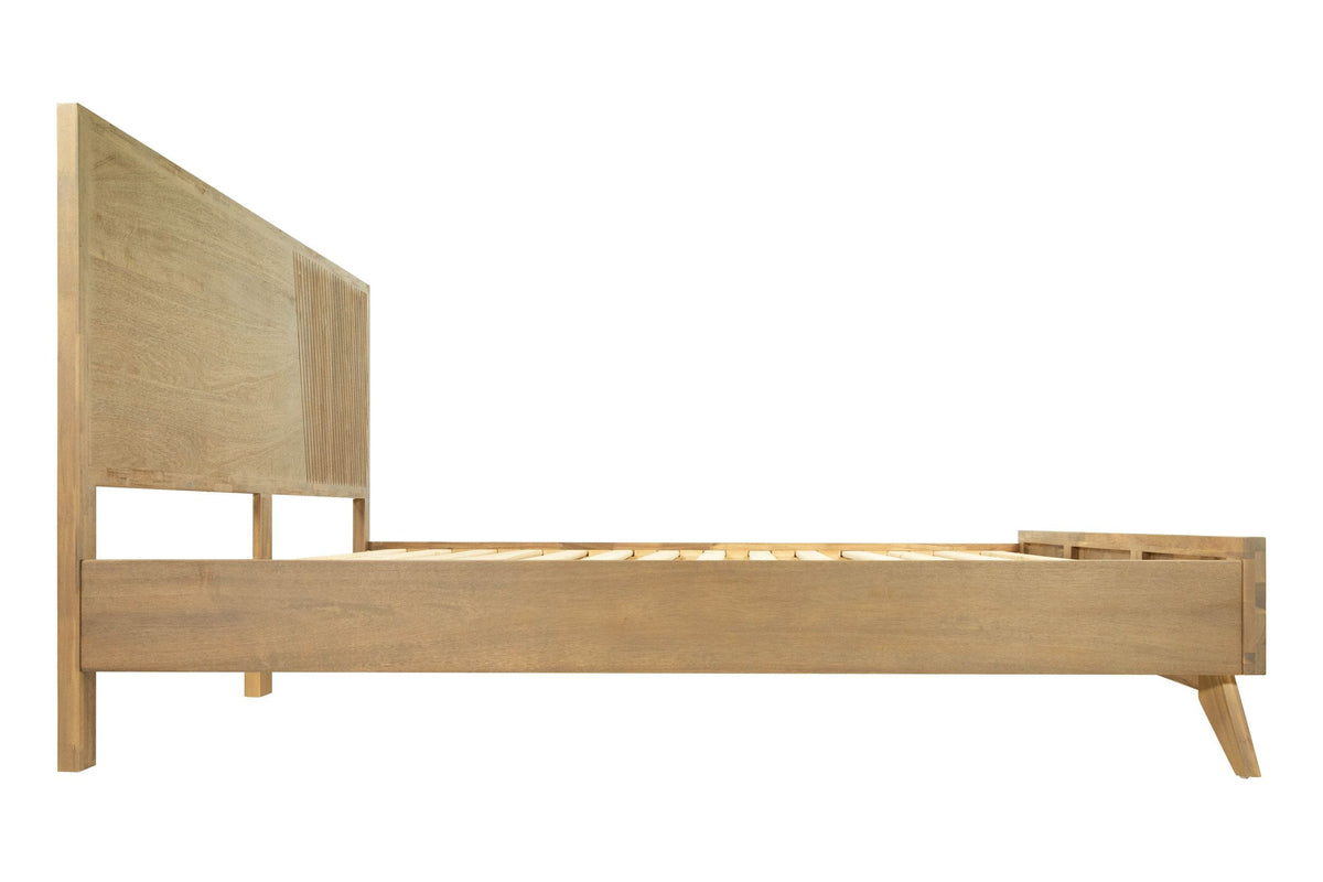 Claire - Contemporary Walnut Bed by VIG Furniture - View 9