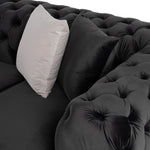 Clarice - Transitional Black Velvet Sofa by VIG Furniture - View 6