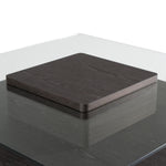 Clarion Modern Grey Elm & Glass Coffee Table by VIG Furniture - View 4