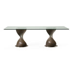 Cleveland - Contemporary Glass and Grey Ash Dining Table by VIG Furniture - View 3