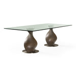 Cleveland - Contemporary Glass and Grey Ash Dining Table by VIG Furniture - View 4