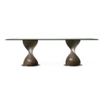 Cleveland - Contemporary Glass and Grey Ash Dining Table by VIG Furniture - View 1