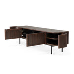 Clifton - Modern Smoked Ash Tall TV Stand by VIG Furniture - View 5