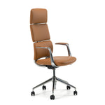 Clyne - Modern Camel Vegan Leather Executive Office Chair by VIG Furniture - View 1