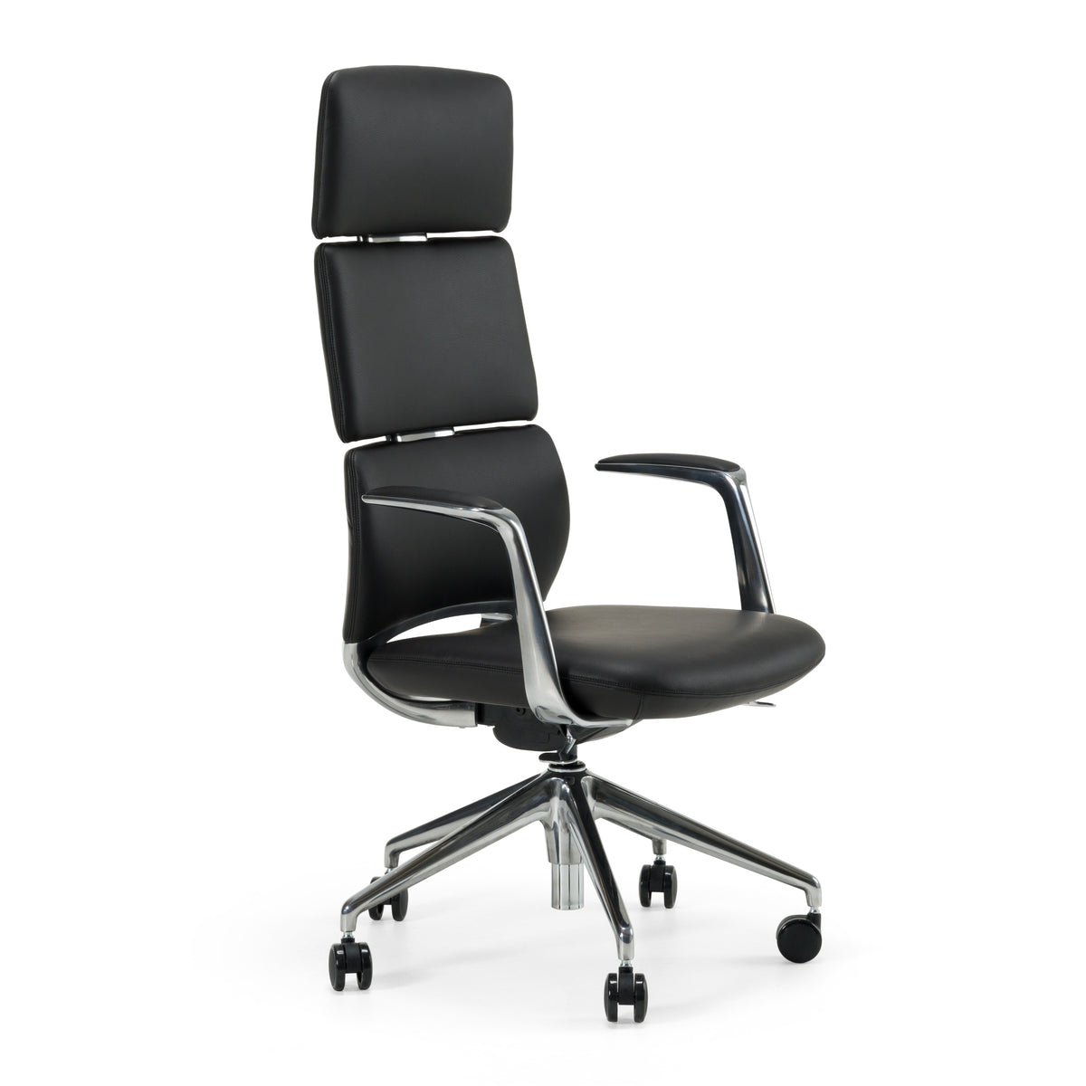 Clyne - Modern Black Vegan Leather Executive Office Chair by VIG Furniture - View 1