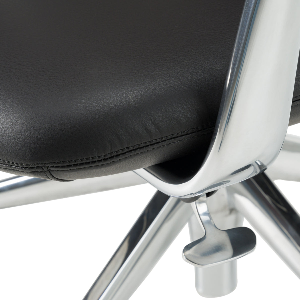 Clyne - Modern Black Vegan Leather Executive Office Chair by VIG Furniture - View 4