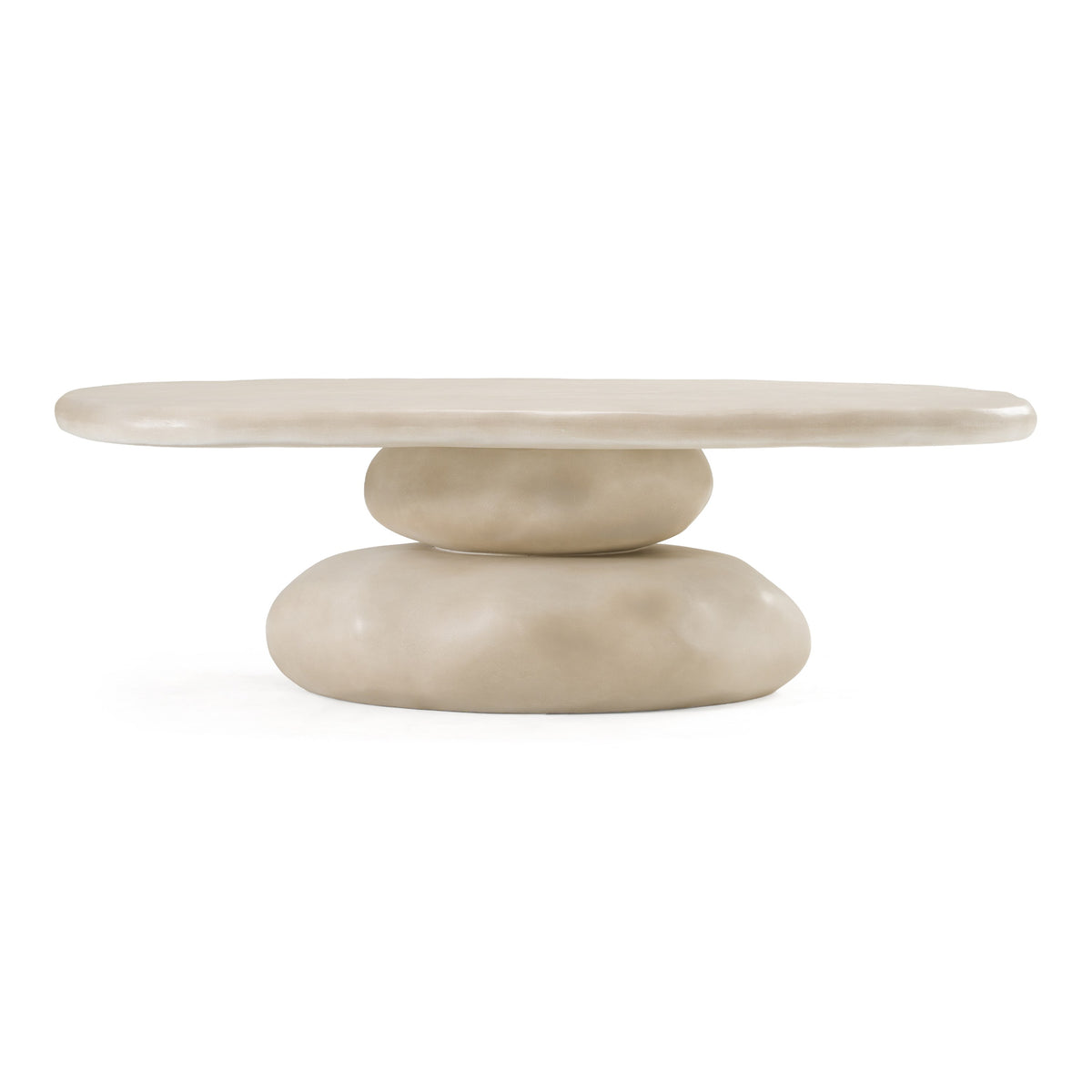 Coates - Modern Beige Concrete Coffee Table by VIG Furniture - View 1