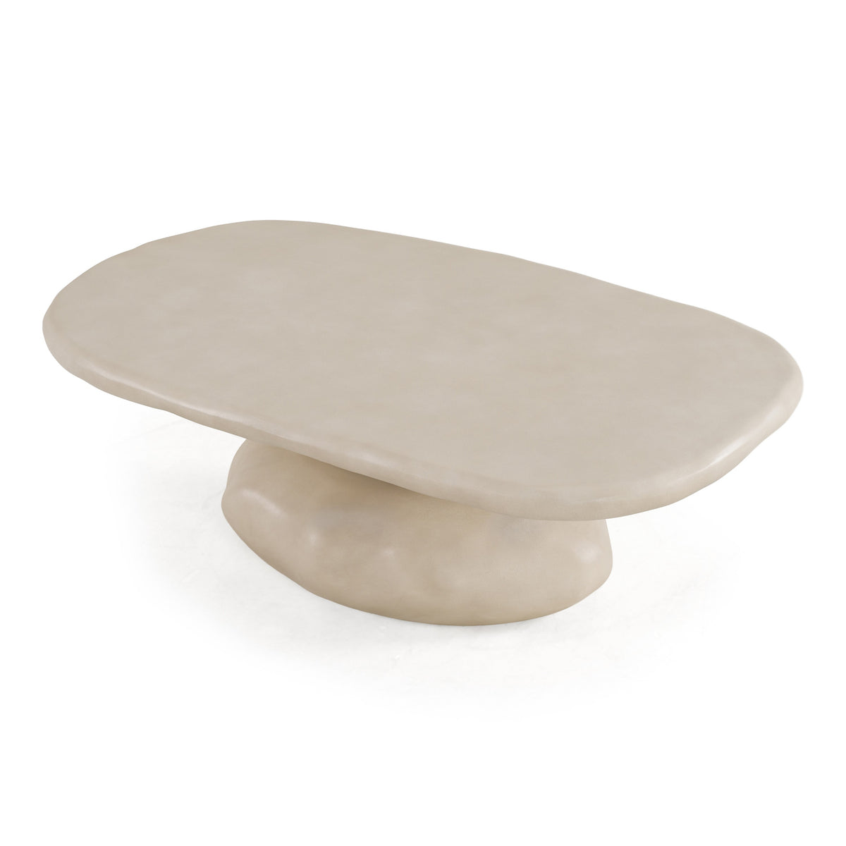 Coates - Modern Beige Concrete Coffee Table by VIG Furniture - View 7