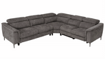 Coffman - Modern Grey Fabric Sectional Sofa w/ Sofa Bed + Recliner by VIG Furniture - View 8