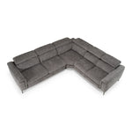 Coffman - Modern Grey Fabric Sectional Sofa w/ Sofa Bed + Recliner by VIG Furniture - View 3
