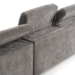 Coffman - Modern Grey Fabric Sectional Sofa w/ Sofa Bed + Recliner by VIG Furniture - View 6