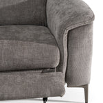 Coffman - Modern Grey Fabric Sectional Sofa w/ Sofa Bed + Recliner by VIG Furniture - View 7