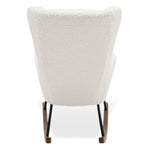 Colfax - Modern White Sheep Rocking Chair by VIG Furniture - View 3