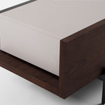 Colima - Modern Matte Beige + Walnut TV Stand by VIG Furniture - View 14
