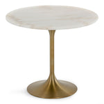 Collins - Glam White Marble & Gold Dining Table by VIG Furniture - View 6