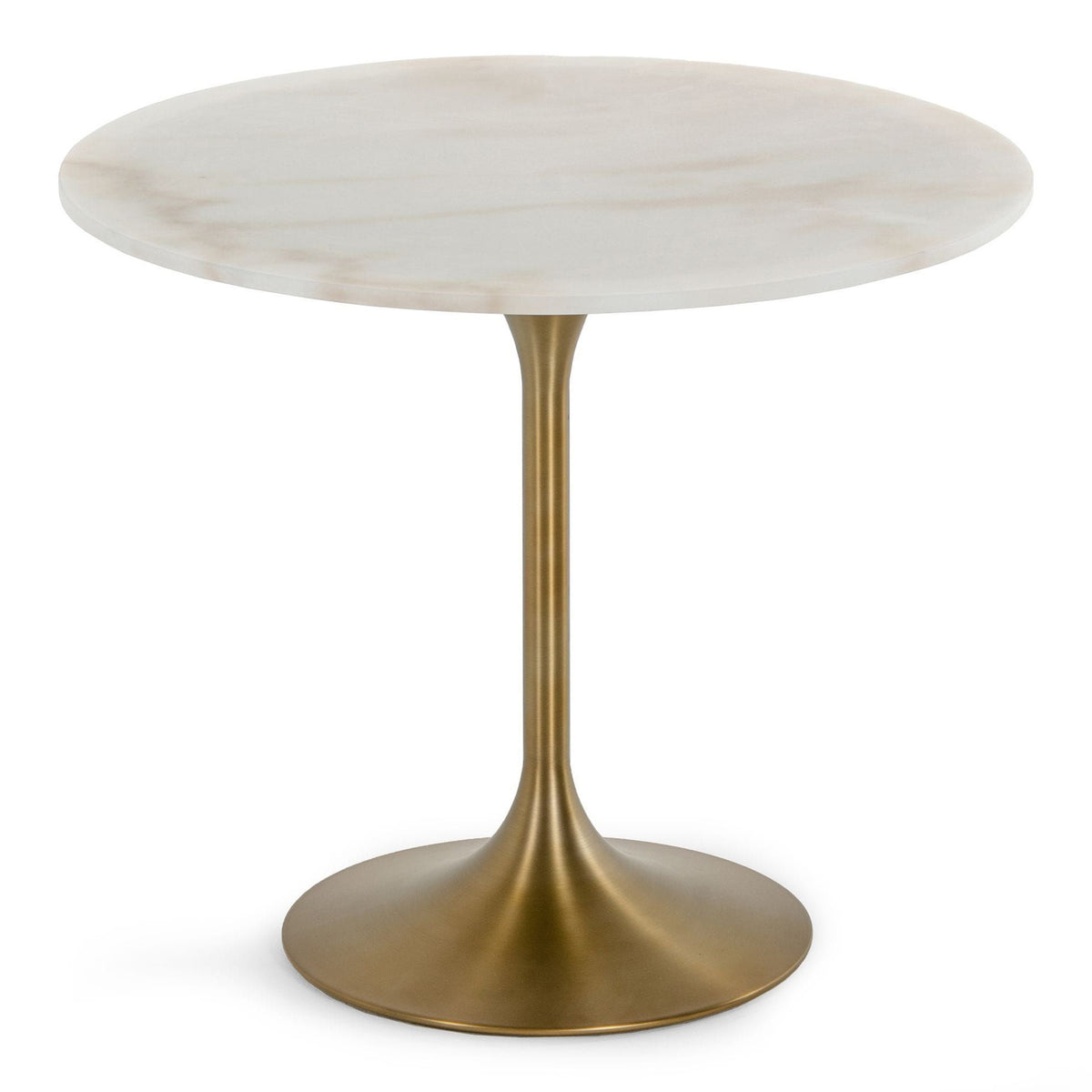 Collins - Glam White Marble & Gold Dining Table by VIG Furniture - View 6