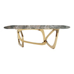 Colton - Modern Brown & Gold Dining Table by VIG Furniture - View 1