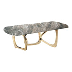 Colton - Modern Brown & Gold Dining Table by VIG Furniture - View 16
