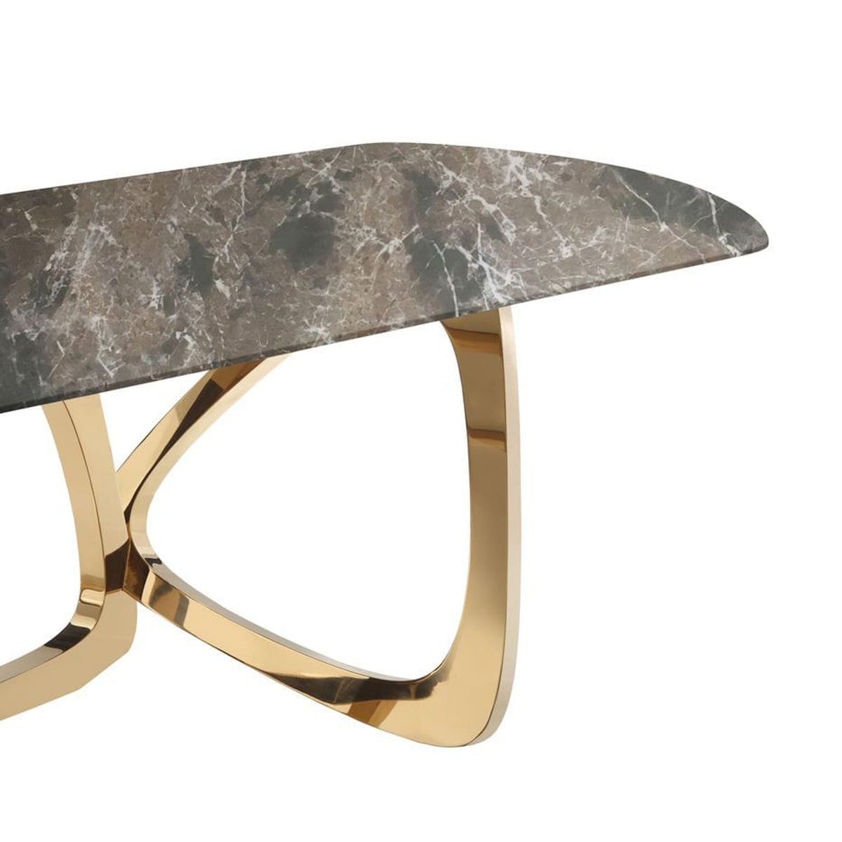 Colton - Modern Brown & Gold Dining Table by VIG Furniture - View 19