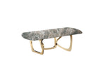 Colton - Modern Brown & Gold Dining Table by VIG Furniture - View 7