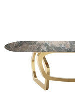 Colton - Modern Brown & Gold Dining Table by VIG Furniture - View 2