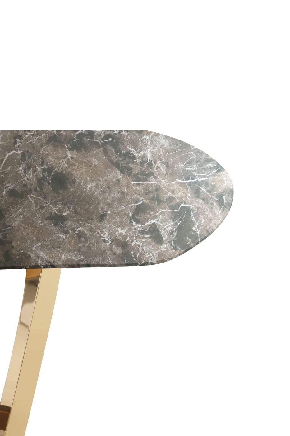 Colton - Modern Brown & Gold Dining Table by VIG Furniture - View 4