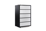 Concord - Modern Black Marble + Black Ash + Aluminum Chest by VIG Furniture - View 2