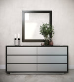 Concord - Modern Black Marble + Black Ash + Aluminum Dresser by VIG Furniture - View 10