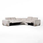 Conrad - Modern Beige Fabric Sectional Sofa With 3 Recliners by VIG Furniture - View 3