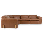 Conrad - Modern Brown Leather Sectional Sofa with 3 Recliners by VIG Furniture - View 8
