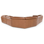 Conrad - Modern Brown Leather Sectional Sofa with 3 Recliners by VIG Furniture - View 4