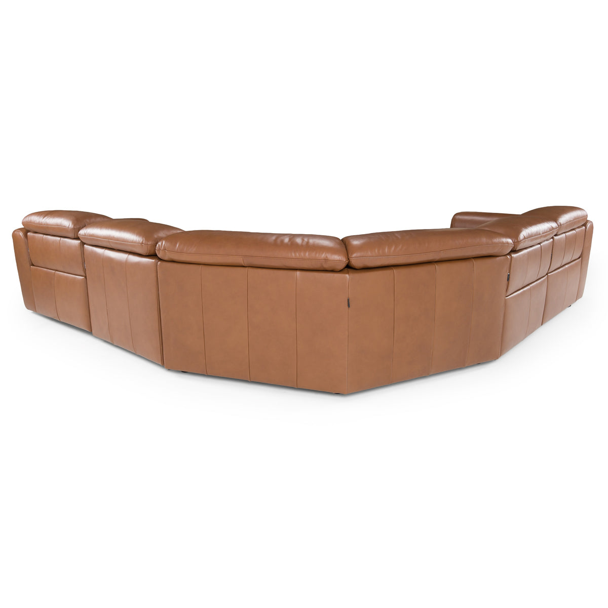 Conrad - Modern Brown Leather Sectional Sofa with 3 Recliners by VIG Furniture - View 4