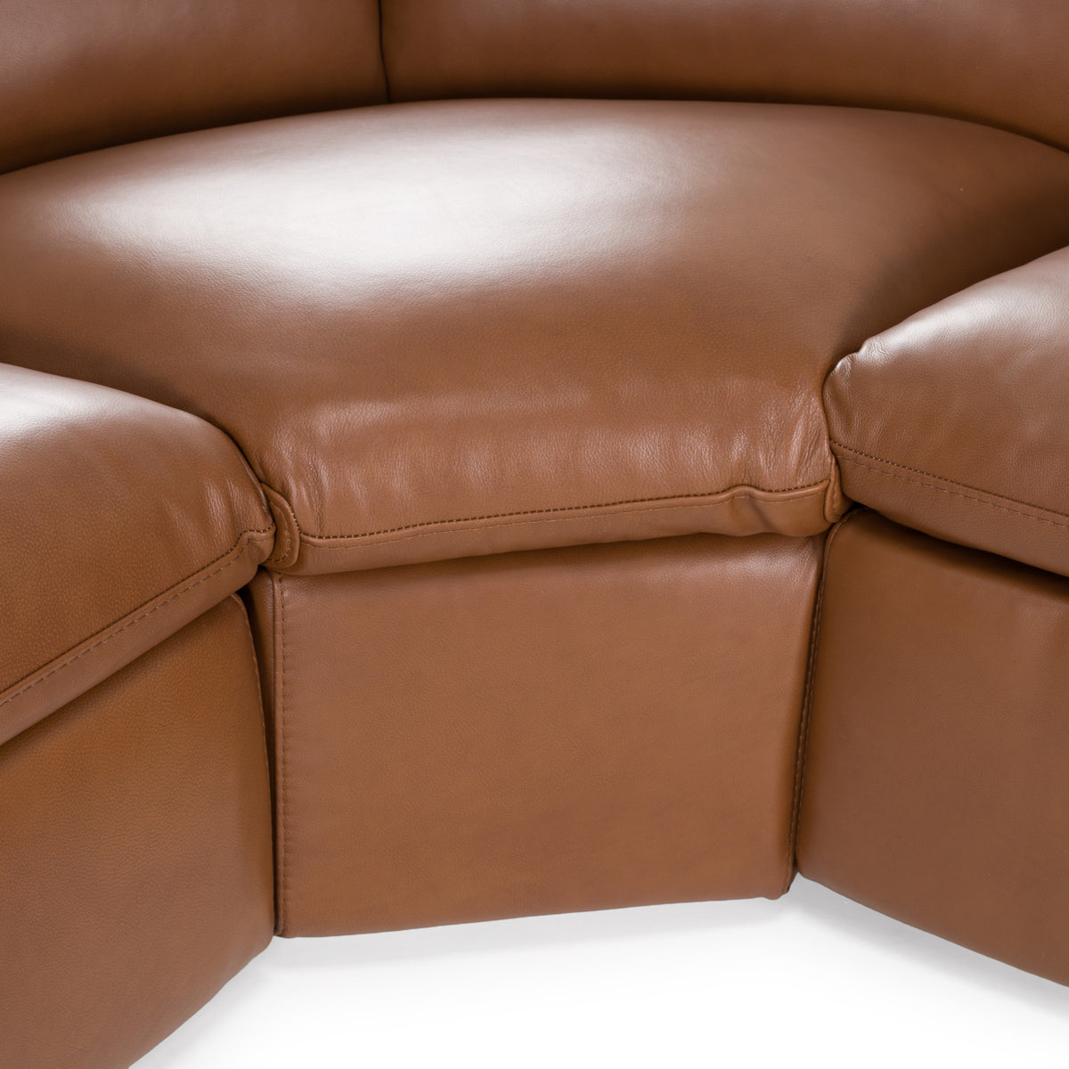 Conrad - Modern Brown Leather Sectional Sofa with 3 Recliners by VIG Furniture - View 7