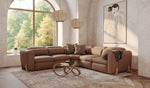 Conrad - Modern Brown Leather Sectional Sofa with 3 Recliners by VIG Furniture - View 9