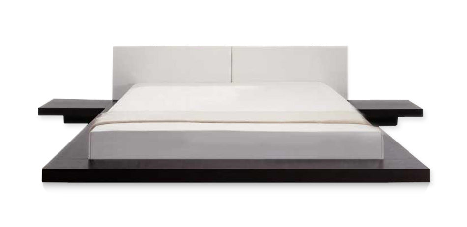 California King Opal Japanese Style Platform Bed And 2 Nightstands by VIG Furniture - View 1