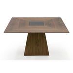 Cora- Modern Walnut and Black Tempered Glass Dining Table by VIG Furniture - View 16