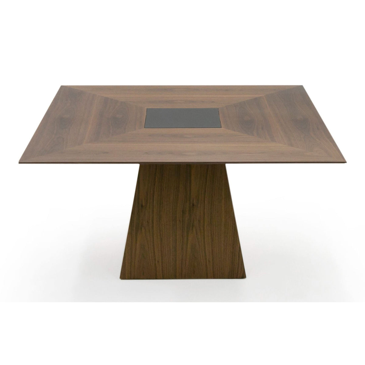 Cora- Modern Walnut and Black Tempered Glass Dining Table by VIG Furniture - View 16