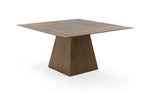 Cora- Modern Walnut and Black Tempered Glass Dining Table by VIG Furniture - View 8