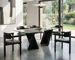 Corbin Mid-Century Black Ash & Glass Dining Table by VIG Furniture - View 2