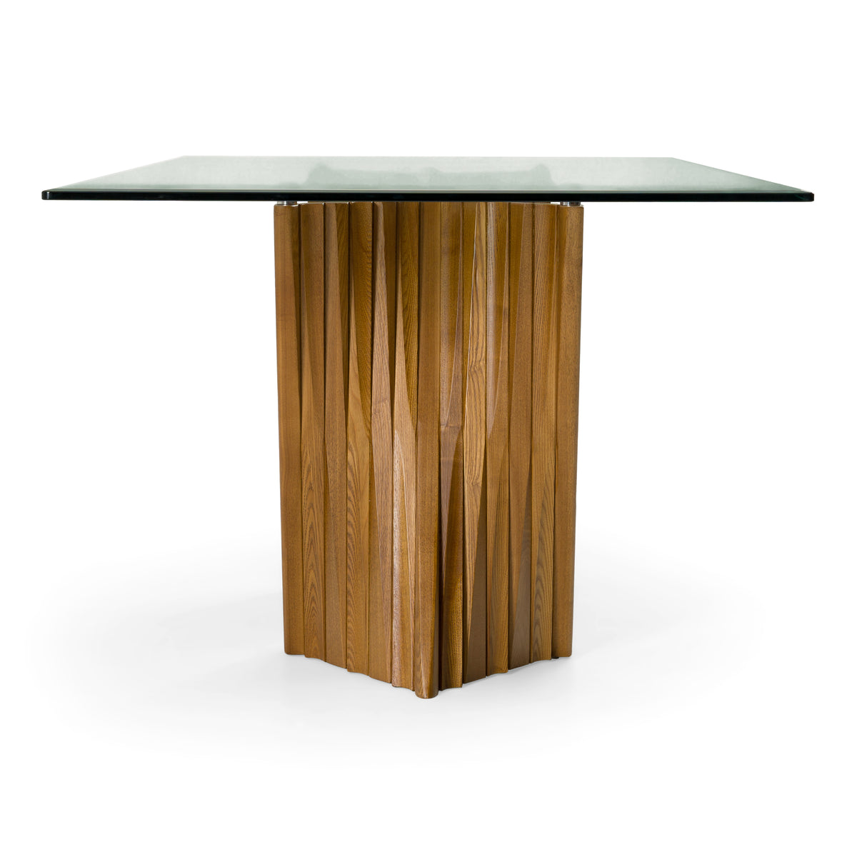 Corbin Mid-Century Walnut & Glass Dining Table by VIG Furniture - View 4