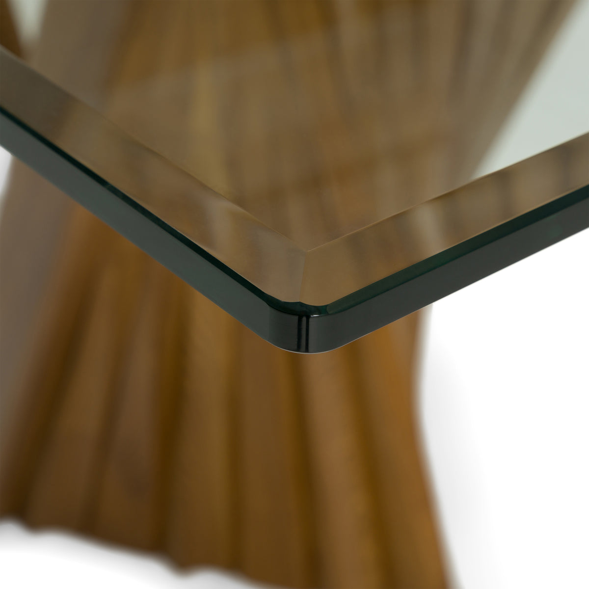Corbin Mid-Century Walnut & Glass Dining Table by VIG Furniture - View 6