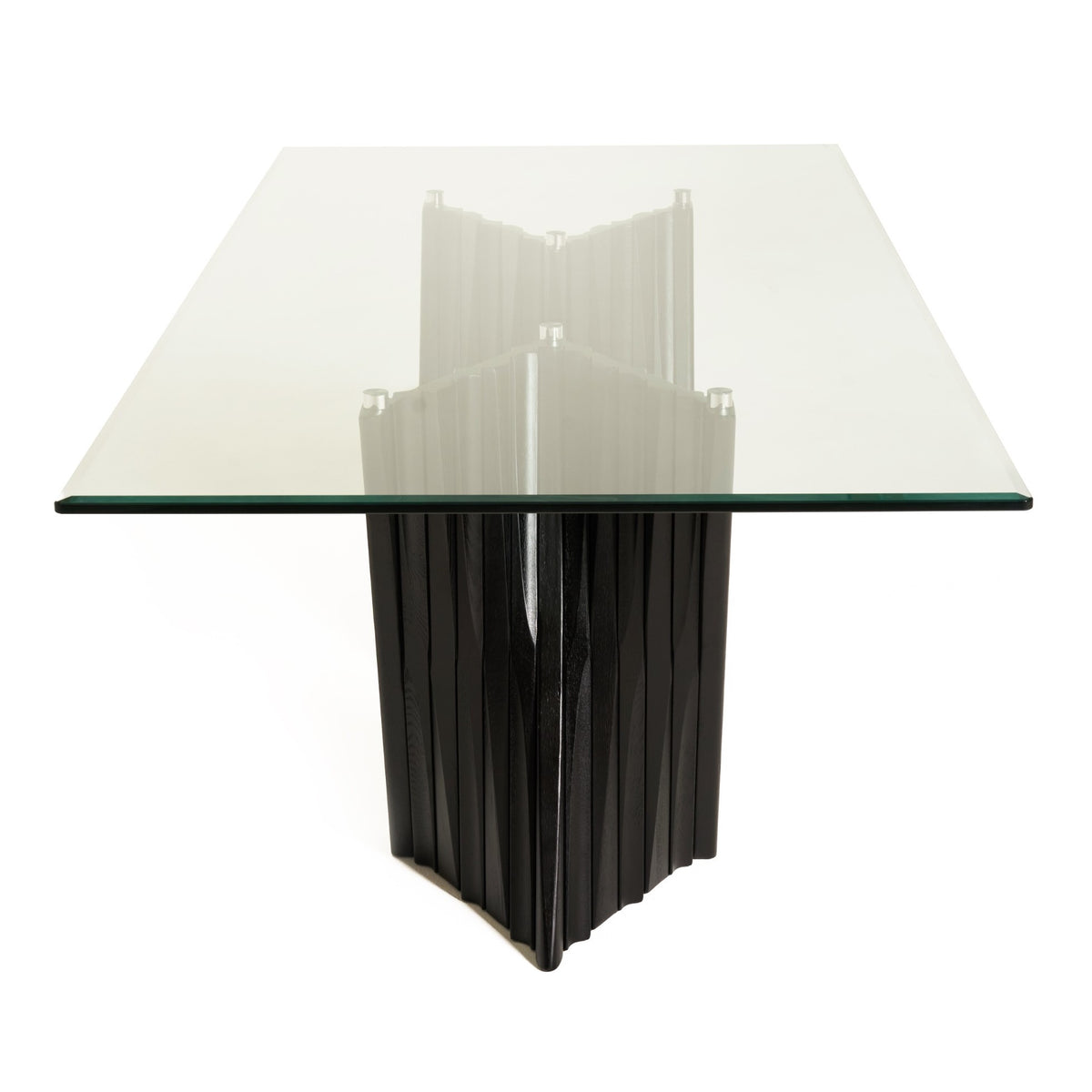 Corbin Mid-Century Black Ash & Glass Dining Table by VIG Furniture - View 5