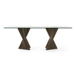 Corbin Mid-Century Grey Ash & Glass Dining Table by VIG Furniture - View 1