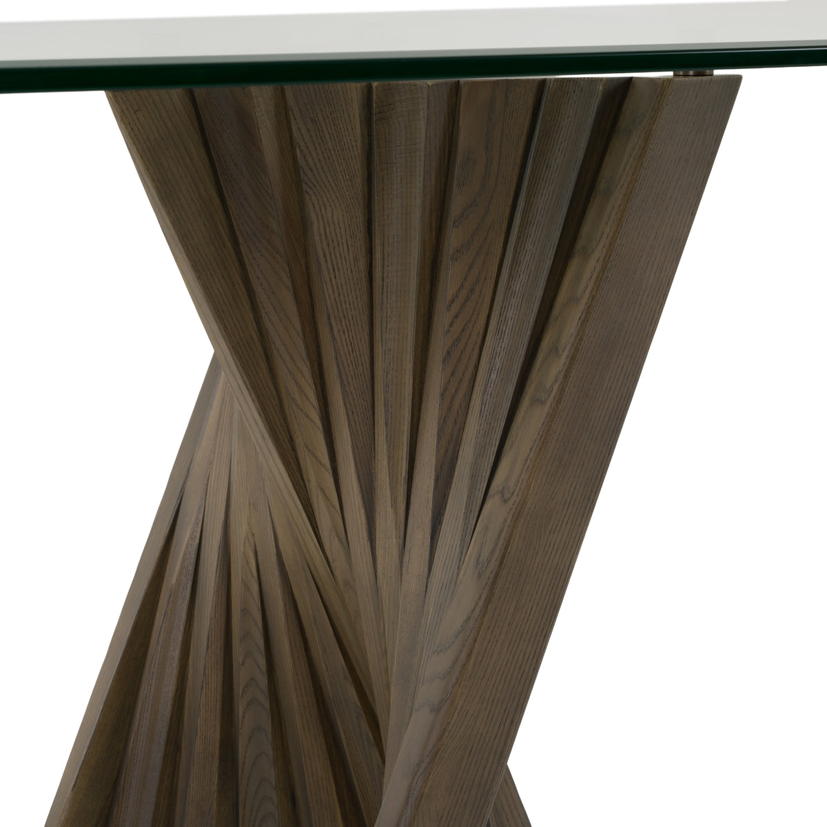 Corbin Mid-Century Grey Ash & Glass Dining Table by VIG Furniture - View 5