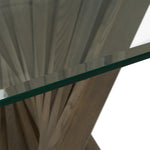 Corbin Mid-Century Grey Ash & Glass Dining Table by VIG Furniture - View 6