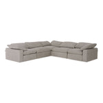 Corinth - Modern Grey Fabric Sectional Sofa with 3 Power Recliners by VIG Furniture - View 1