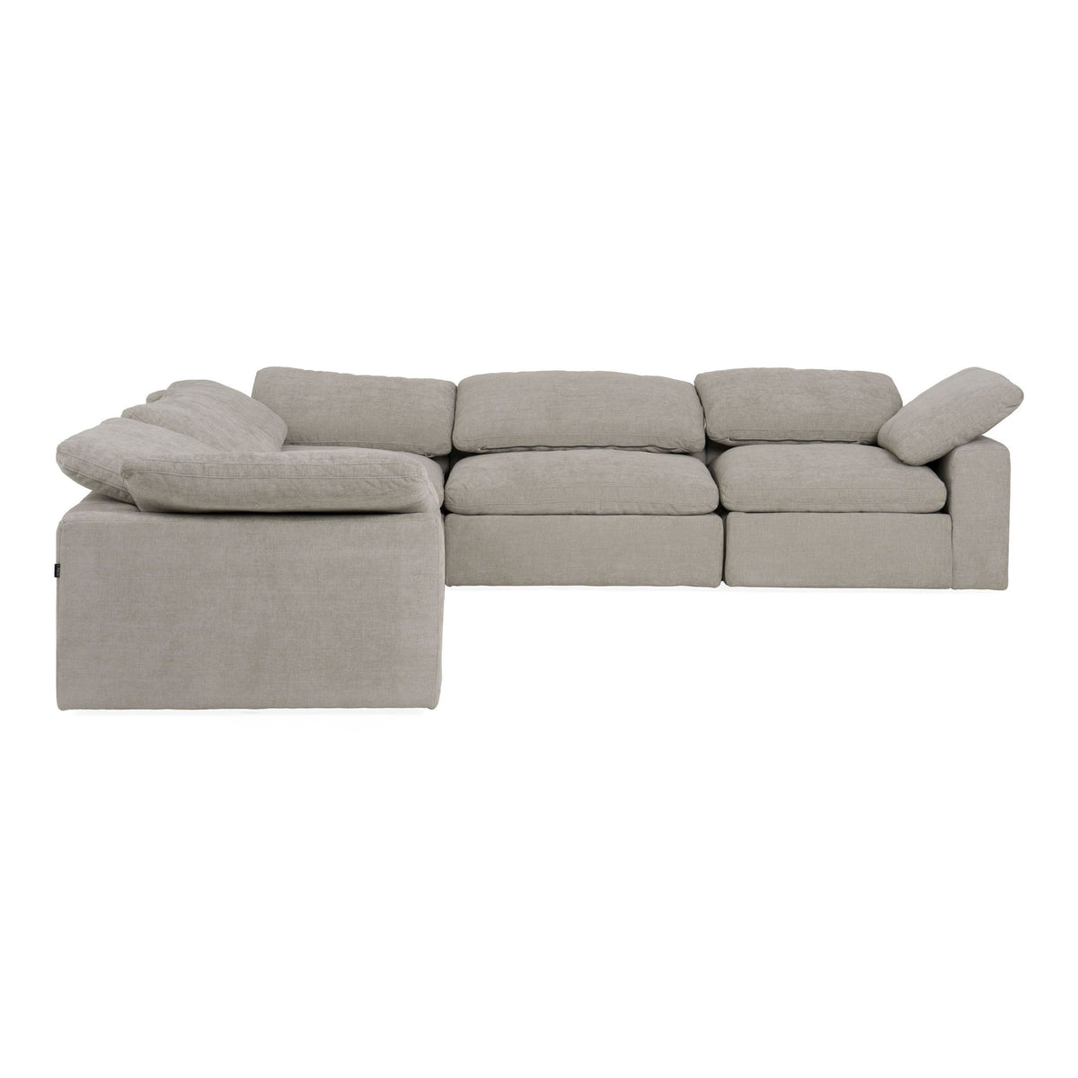 Corinth - Modern Grey Fabric Sectional Sofa with 3 Power Recliners by VIG Furniture - View 8