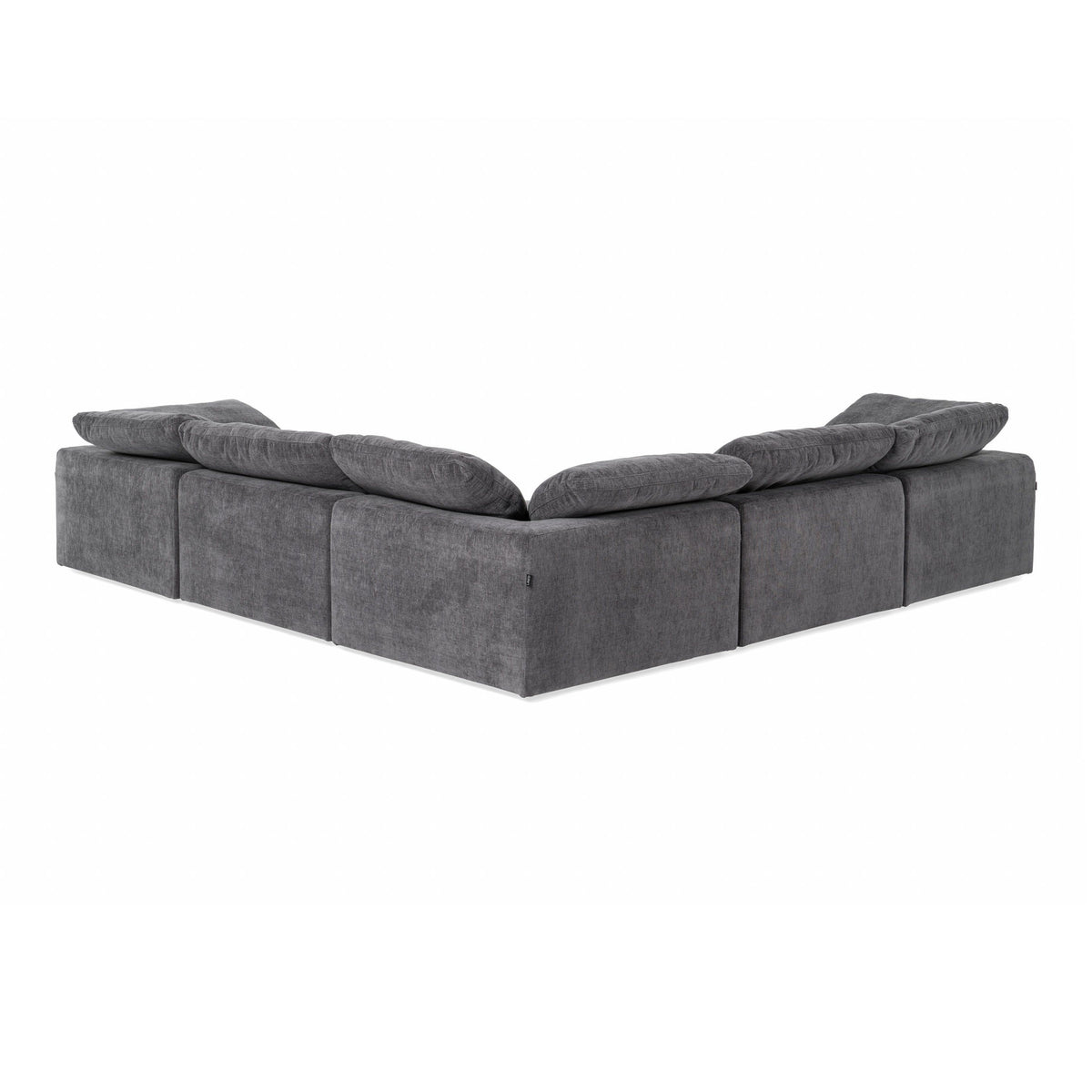 Corinth - Modern Dark Grey Fabric Sectional Sofa with 3 Power Recliners by VIG Furniture - View 11
