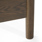 Eastern King Carolina - Modern Grey Fabric + Wenge Bedroom Set