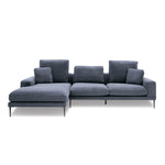 Corwith - Modern Blue Fabric Left Facing Sectional Sofa by VIG Furniture - View 1
